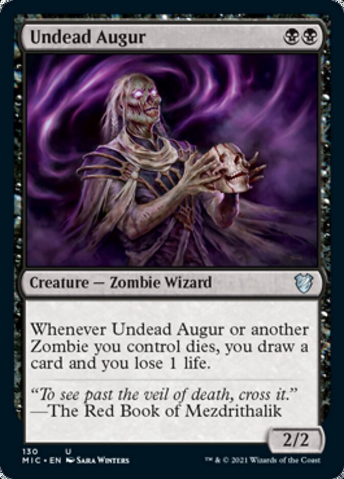 Undead Augur [Innistrad: Midnight Hunt Commander] | Good Games Morley