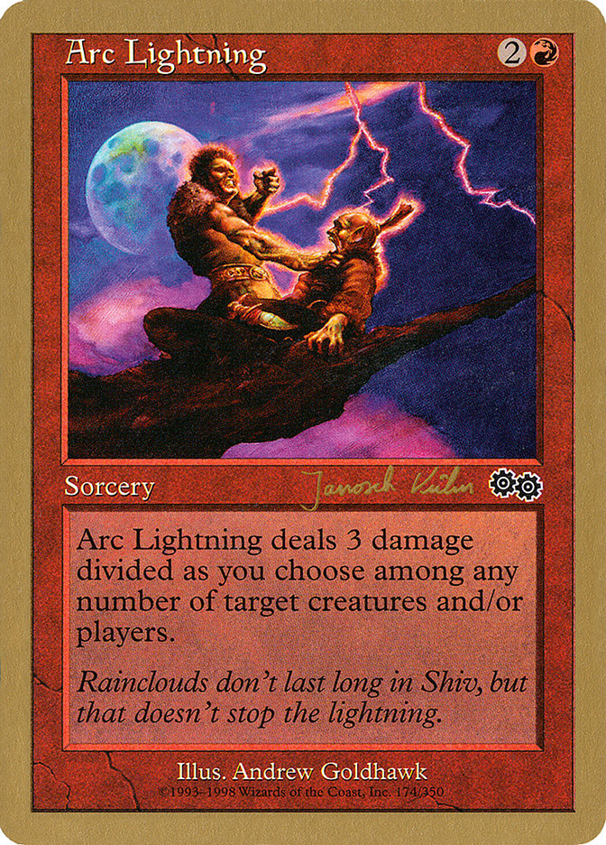 Arc Lightning (Janosch Kuhn) [World Championship Decks 2000] | Good Games Morley
