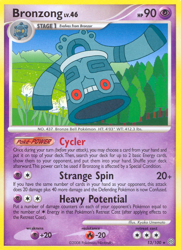 Bronzong (13/100) [Diamond & Pearl: Stormfront] | Good Games Morley