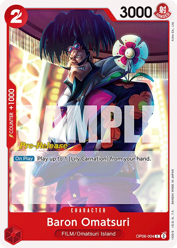 Baron Omatsuri [Wings of the Captain Pre-Release Cards] | Good Games Morley