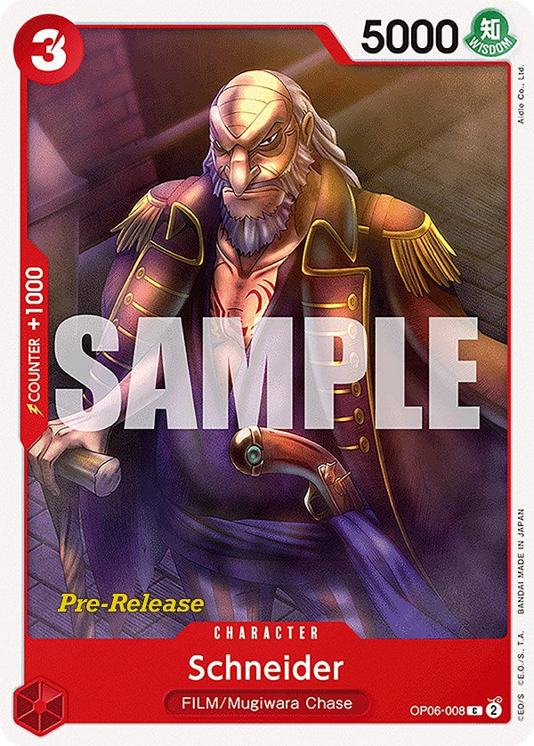 Schneider [Wings of the Captain Pre-Release Cards] | Good Games Morley