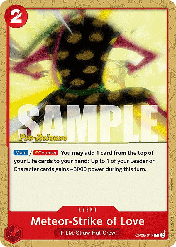 Meteor-Strike of Love [Wings of the Captain Pre-Release Cards] | Good Games Morley