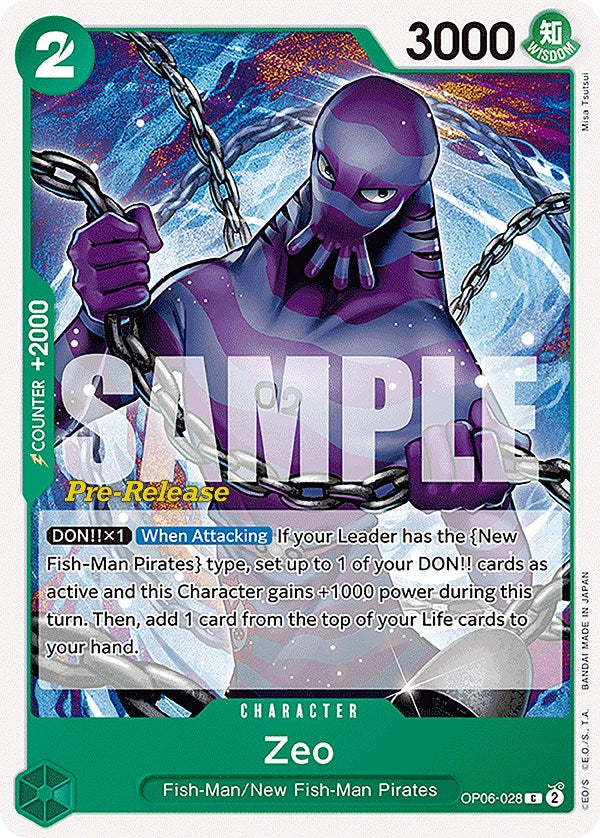 Zeo [Wings of the Captain Pre-Release Cards] | Good Games Morley
