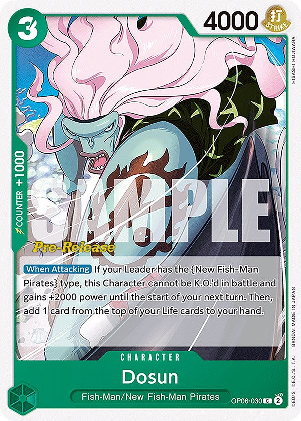 Dosun [Wings of the Captain Pre-Release Cards] | Good Games Morley