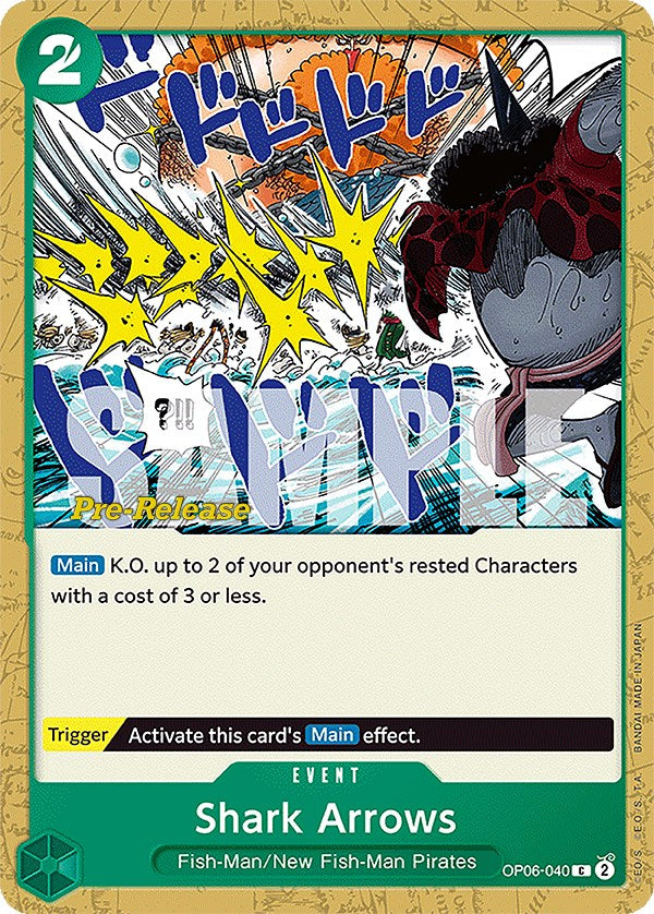 Shark Arrows [Wings of the Captain Pre-Release Cards] | Good Games Morley