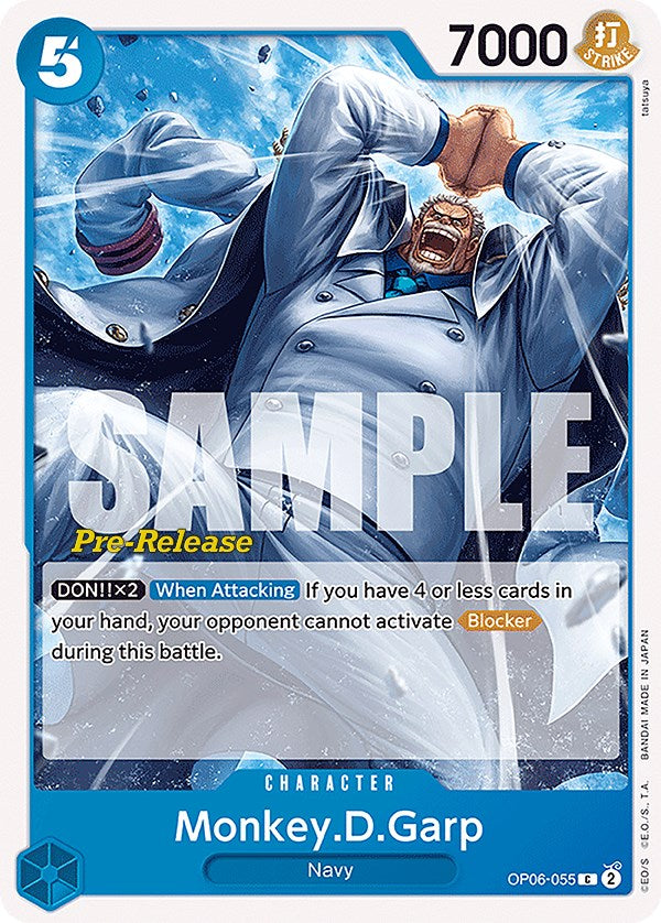 Monkey.D.Garp [Wings of the Captain Pre-Release Cards] | Good Games Morley