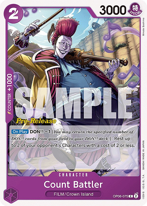 Count Battler [Wings of the Captain Pre-Release Cards] | Good Games Morley