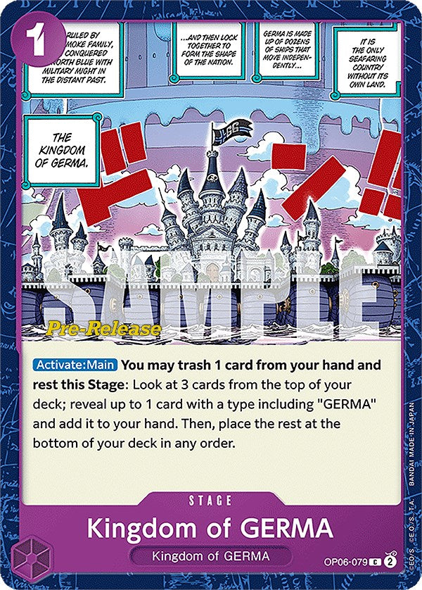 Kingdom of GERMA [Wings of the Captain Pre-Release Cards] | Good Games Morley