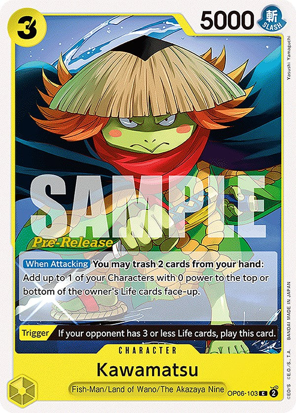 Kawamatsu [Wings of the Captain Pre-Release Cards] | Good Games Morley