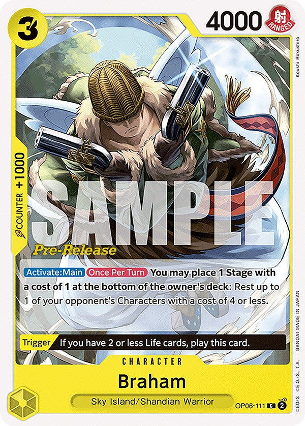 Braham [Wings of the Captain Pre-Release Cards] | Good Games Morley