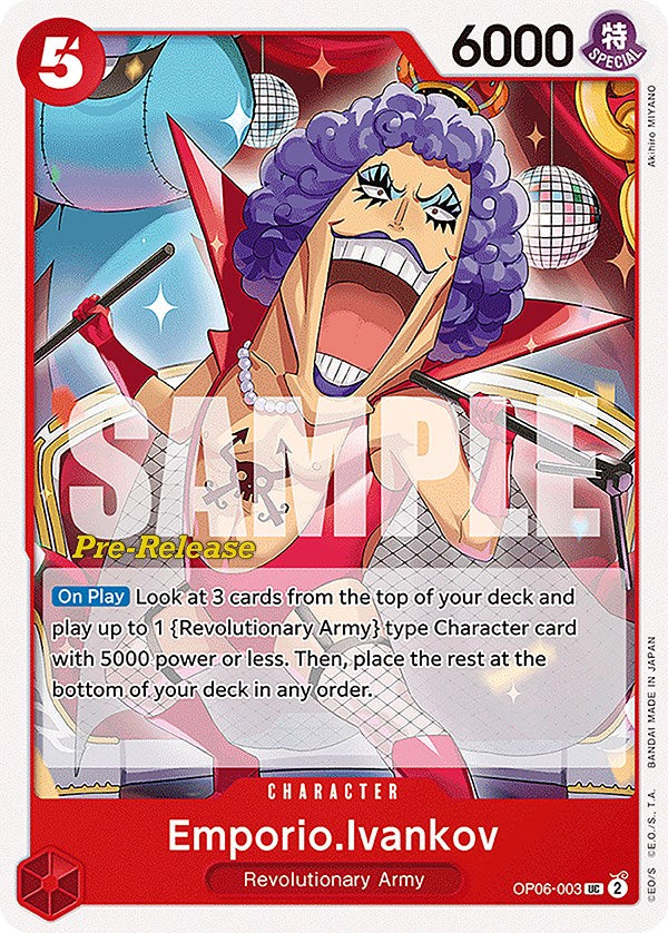 Emporio.Ivankov [Wings of the Captain Pre-Release Cards] | Good Games Morley