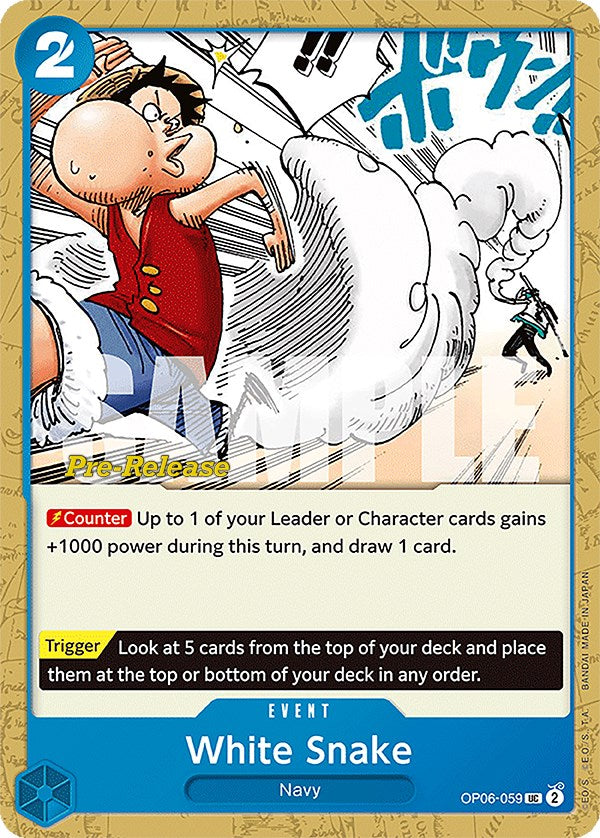 White Snake [Wings of the Captain Pre-Release Cards] | Good Games Morley