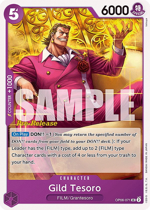 Gild Tesoro [Wings of the Captain Pre-Release Cards] | Good Games Morley