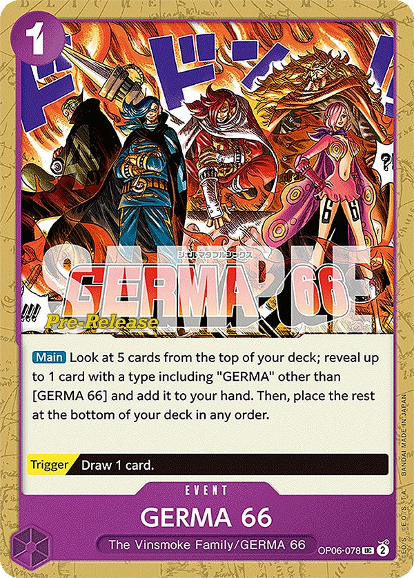 GERMA 66 [Wings of the Captain Pre-Release Cards] | Good Games Morley