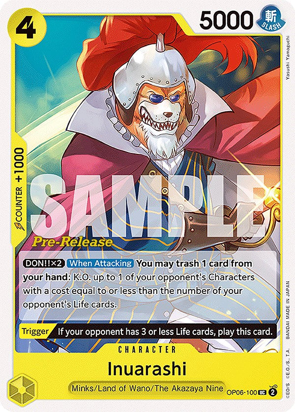 Inuarashi [Wings of the Captain Pre-Release Cards] | Good Games Morley