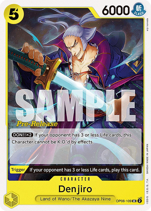 Denjiro [Wings of the Captain Pre-Release Cards] | Good Games Morley