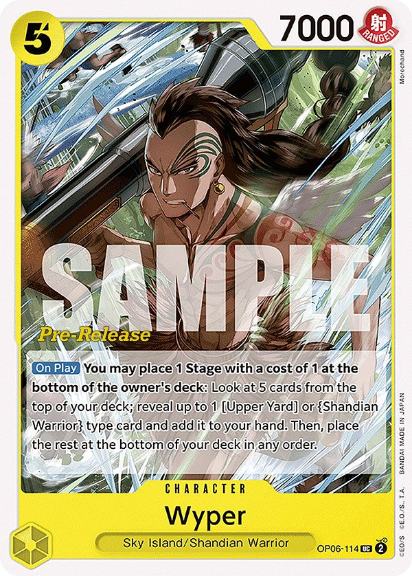 Wyper [Wings of the Captain Pre-Release Cards] | Good Games Morley