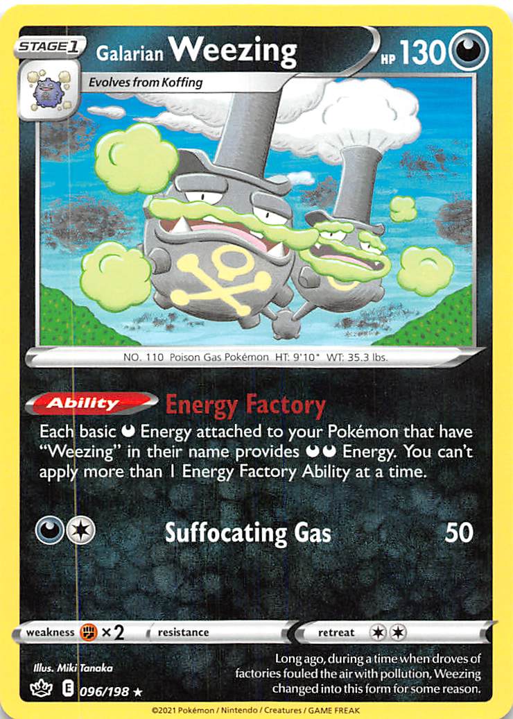 Galarian Weezing (096/198) [Sword & Shield: Chilling Reign] | Good Games Morley