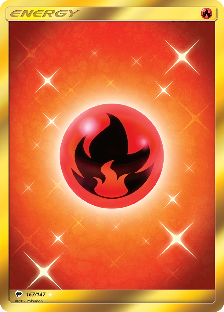 Fire Energy (167/147) [Sun & Moon: Burning Shadows] | Good Games Morley