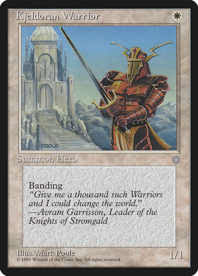 Kjeldoran Warrior [Ice Age] | Good Games Morley