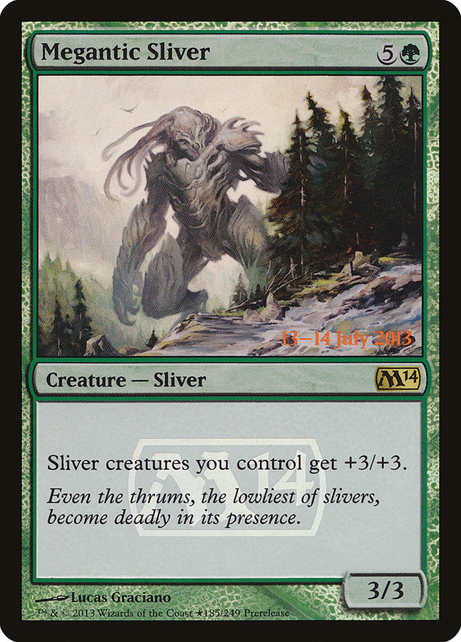 Megantic Sliver [Magic 2014 Prerelease Promos] | Good Games Morley