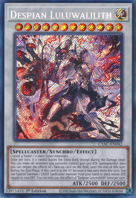 Despian Luluwalilith [CYAC-EN042] Secret Rare | Good Games Morley