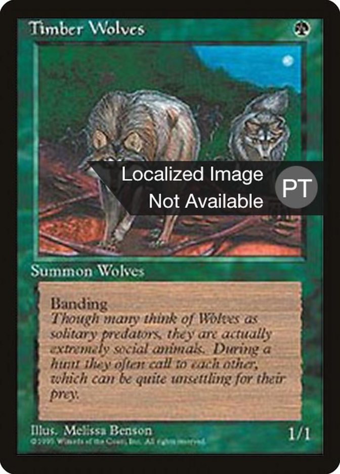 Timber Wolves [Fourth Edition (Foreign Black Border)] | Good Games Morley