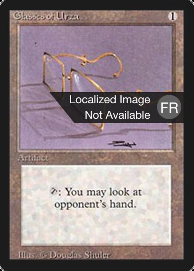 Glasses of Urza [Foreign Black Border] | Good Games Morley
