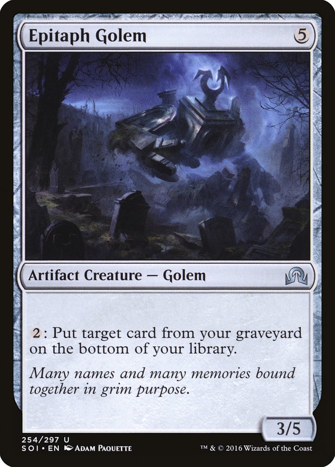 Epitaph Golem [Shadows over Innistrad] | Good Games Morley
