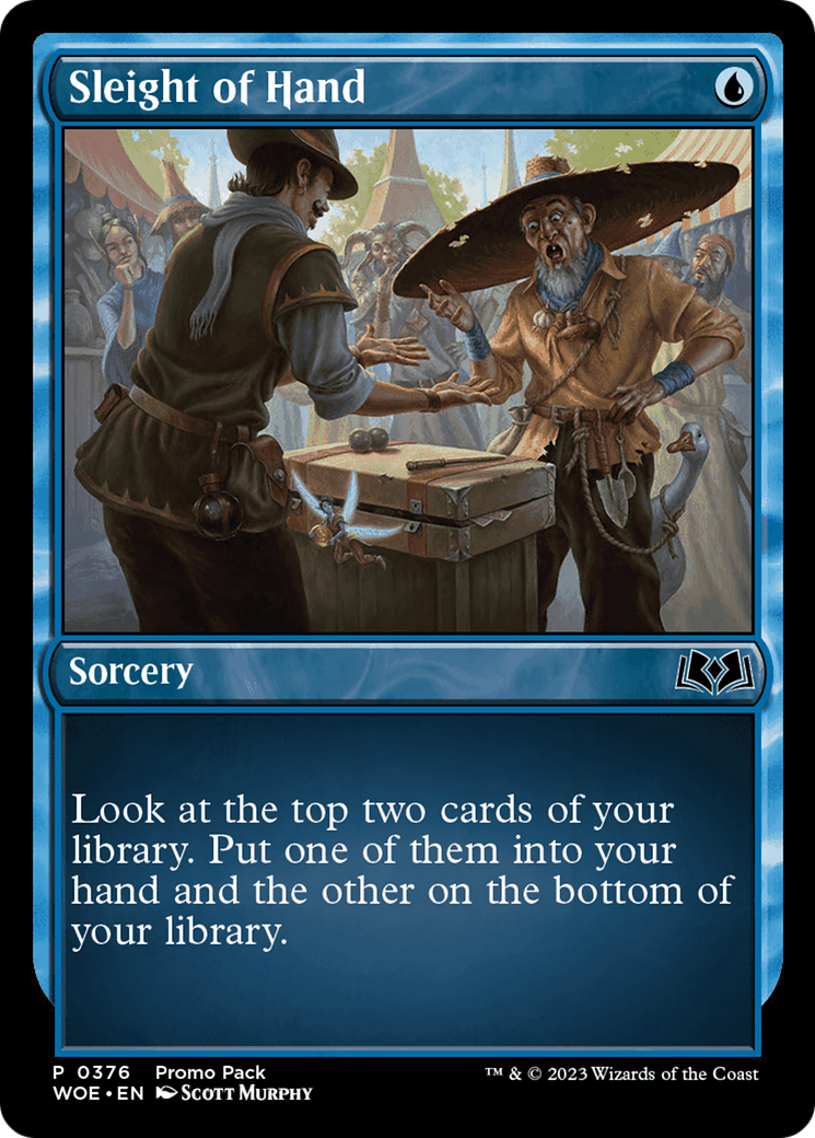 Sleight of Hand (Promo Pack) [Wilds of Eldraine Promos] | Good Games Morley