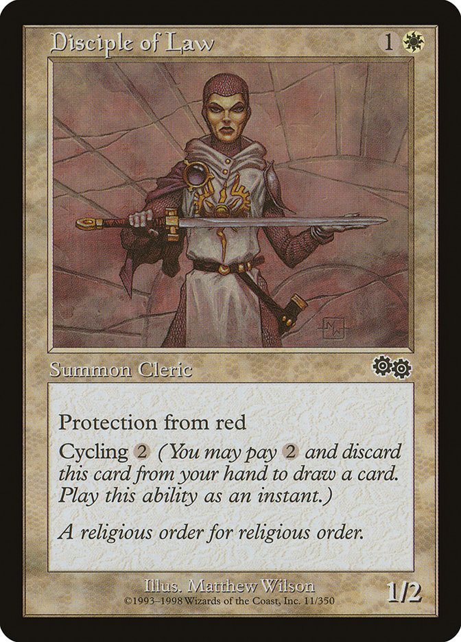 Disciple of Law [Urza's Saga] | Good Games Morley