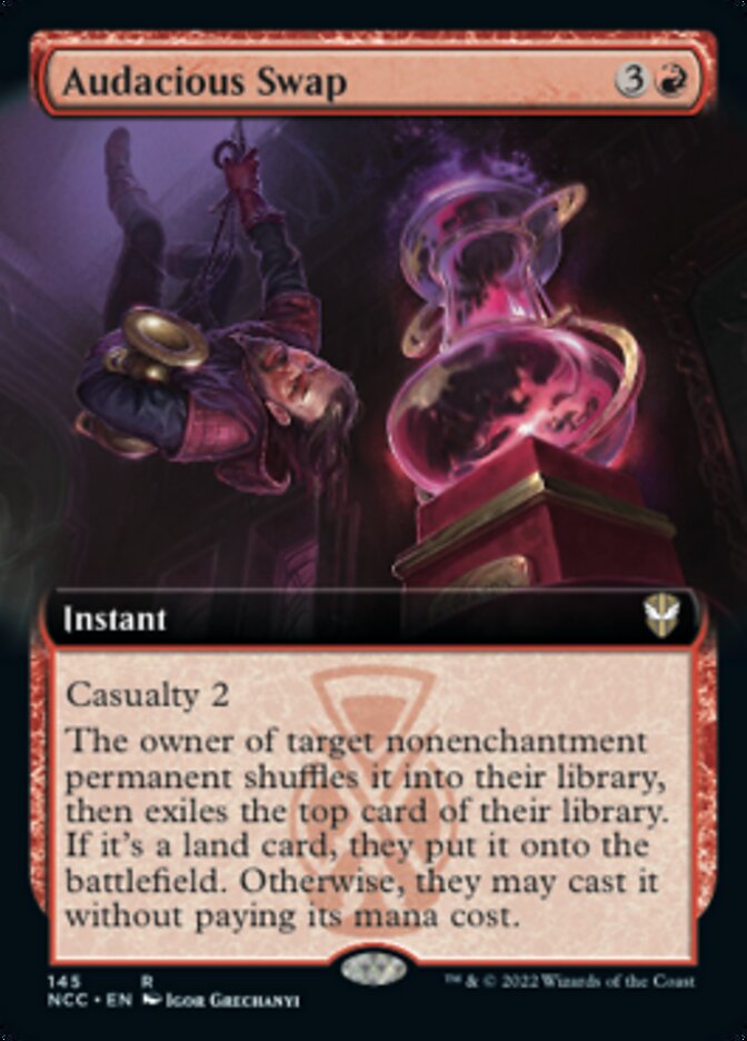 Audacious Swap (Extended Art) [Streets of New Capenna Commander] | Good Games Morley