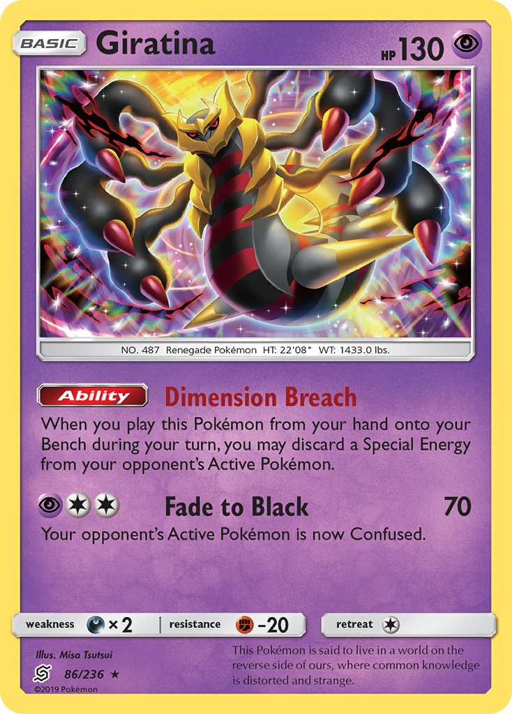 Giratina (86/236) [Sun & Moon: Unified Minds] | Good Games Morley