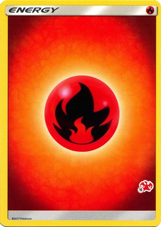 Fire Energy (Charizard Stamp #11) [Battle Academy 2020] | Good Games Morley