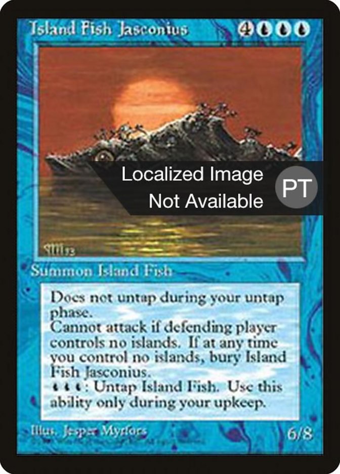 Island Fish Jasconius [Fourth Edition (Foreign Black Border)] | Good Games Morley