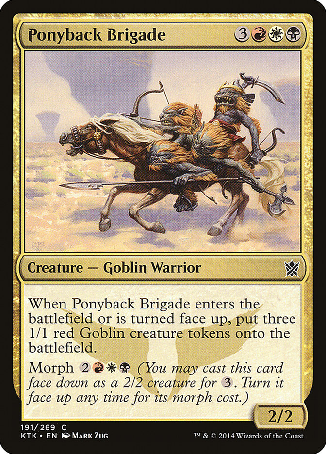 Ponyback Brigade [Khans of Tarkir] | Good Games Morley