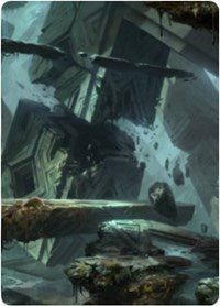 Swamp 3 Art Card [Zendikar Rising Art Series] | Good Games Morley