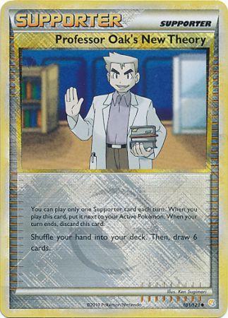 Professor Oak's New Theory (101/123) (League Promo) [HeartGold & SoulSilver: Base Set] | Good Games Morley