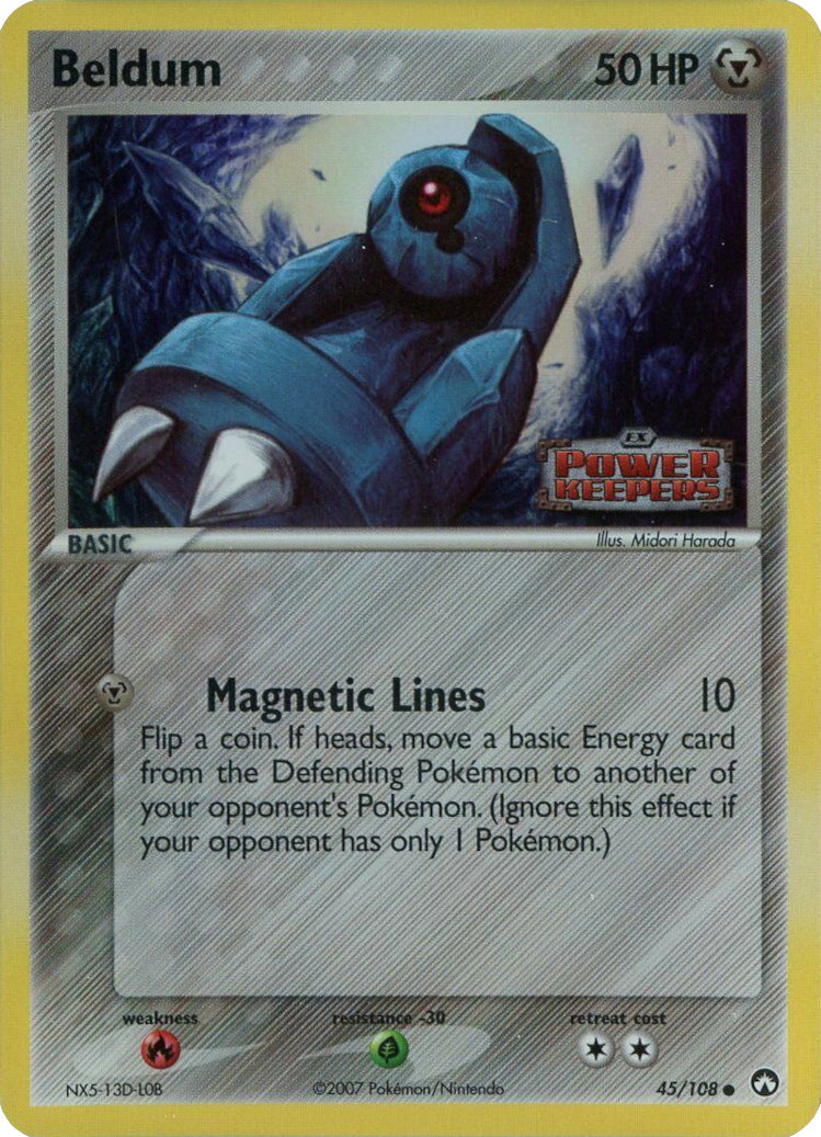 Beldum (45/108) (Stamped) [EX: Power Keepers] | Good Games Morley