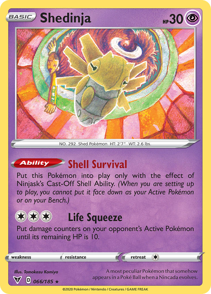 Shedinja (066/185) [Sword & Shield: Vivid Voltage] | Good Games Morley
