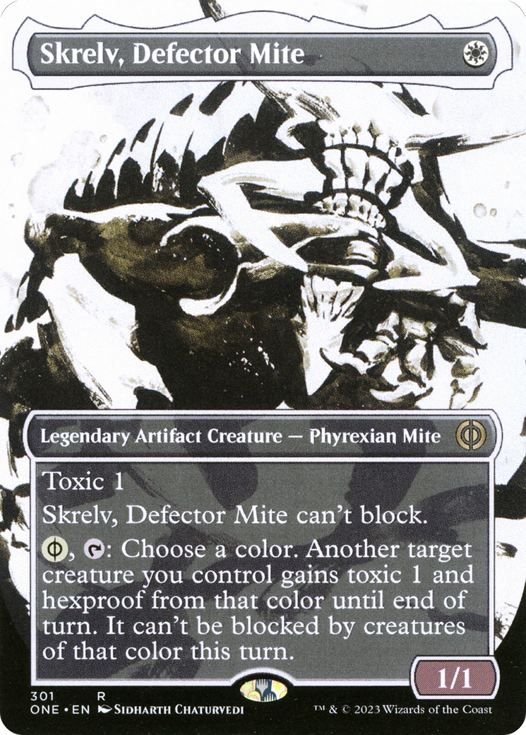 Skrelv, Defector Mite (Borderless Ichor) [Phyrexia: All Will Be One] | Good Games Morley