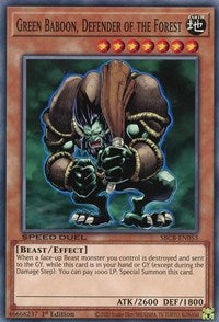 Green Baboon, Defender of the Forest [SBCB-EN053] Common | Good Games Morley