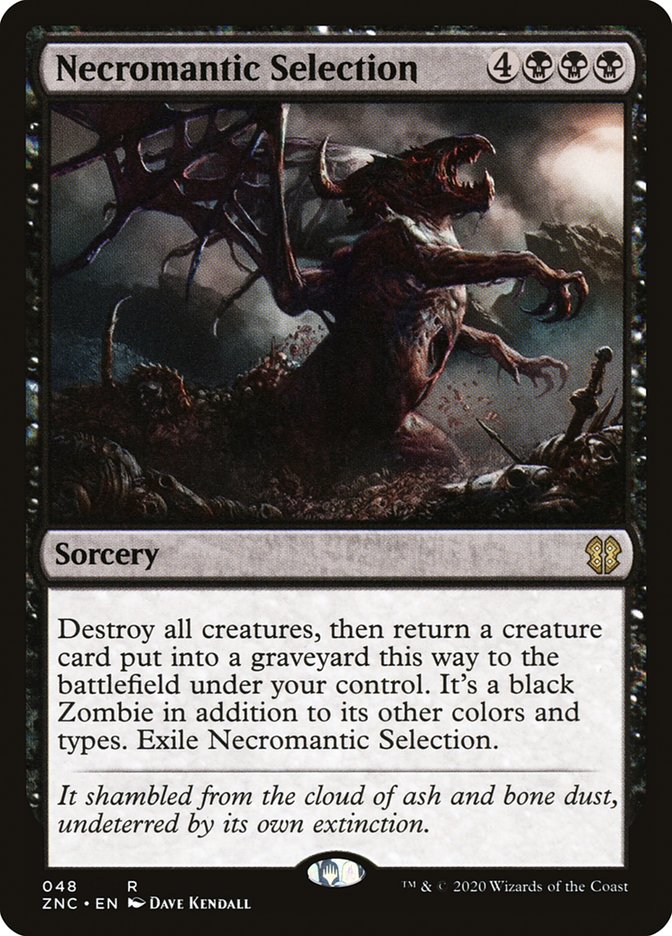 Necromantic Selection [Zendikar Rising Commander] | Good Games Morley