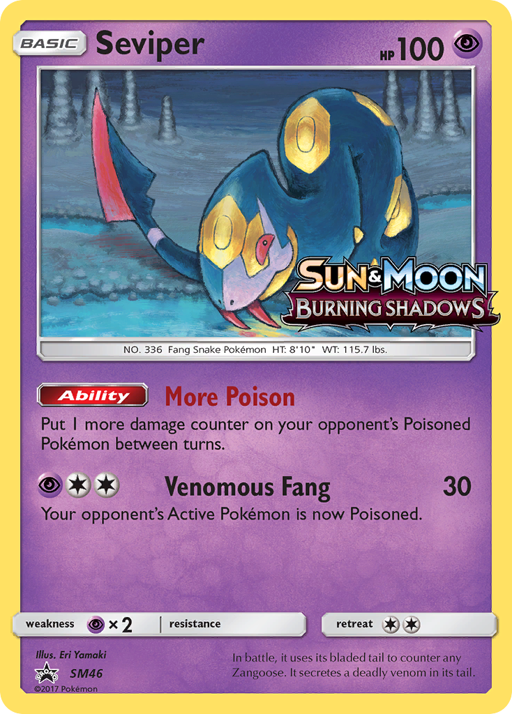 Seviper (SM46) [Sun & Moon: Black Star Promos] | Good Games Morley