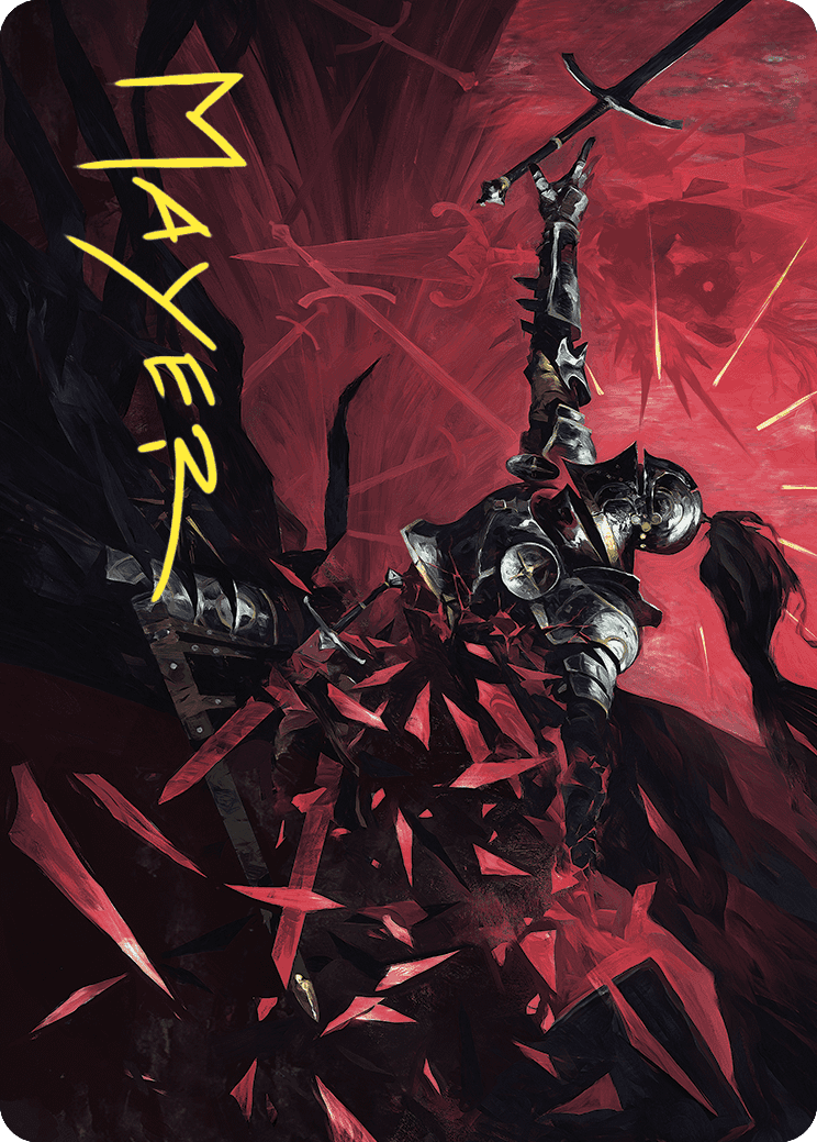Shatter the Oath Art Card (Gold-Stamped Signature) [Wilds of Eldraine Art Series] | Good Games Morley