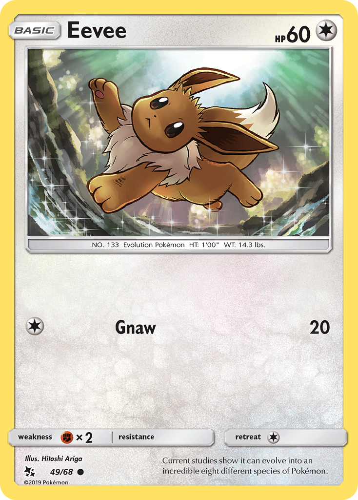 Eevee (49/68) [Sun & Moon: Hidden Fates] | Good Games Morley