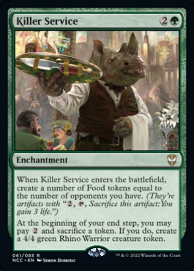 Killer Service (Promo Pack) [Streets of New Capenna Commander Promos] | Good Games Morley
