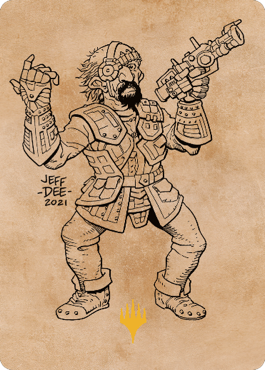 Jan Jansen, Chaos Crafter Art Card (Gold-Stamped) [Commander Legends: Battle for Baldur's Gate Art Series] | Good Games Morley