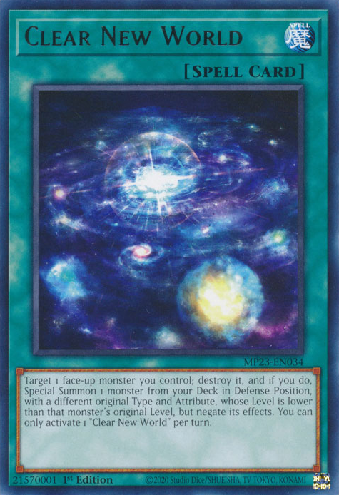 Clear New World [MP23-EN034] Rare | Good Games Morley