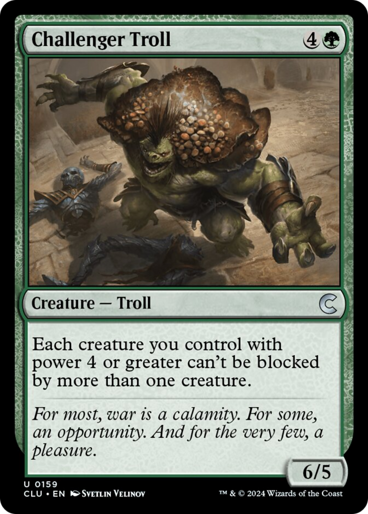 Challenger Troll [Ravnica: Clue Edition] | Good Games Morley